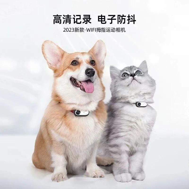 Pet recorder, cat and dog perspective camera, action camera