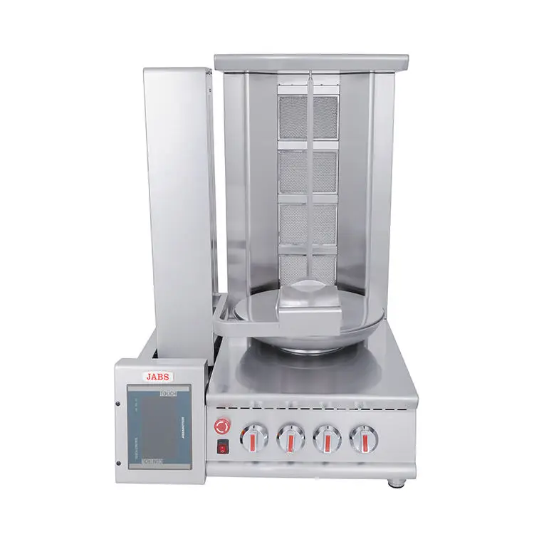 Stainless Meat Slicer Kebab Machine Rotisserie Doner Machine Automatic Cutiing Shawarma Machine Middle East Griddle Grills