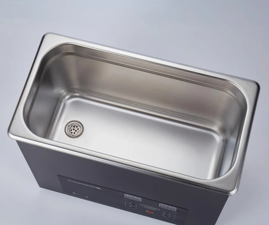 China Fabriek Industriële Ultrasone Reiniger 10L RVS Ultrasone Onderdelen Reinigingsmachine Met Timer & Verwarming