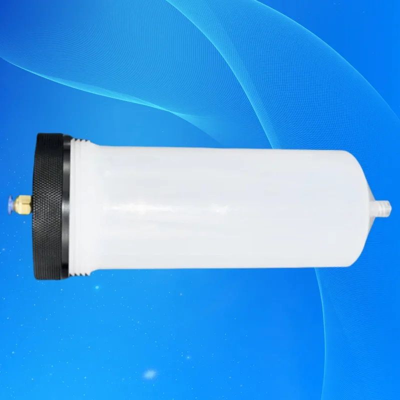 ‌500ml Pneumatic Glue Dispenser Syringe | Industrial PC Barrel with Luer Lock Tip | Epoxy/Silicone + FS‌