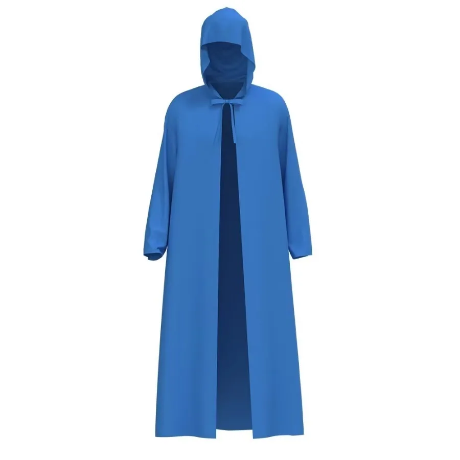 Witch Death Cosplay Costumes Adult Hooded Robe Friar Unisex Cape Medieval Chaplain Cloak Halloween Masquerade Vampires Robe - view 4