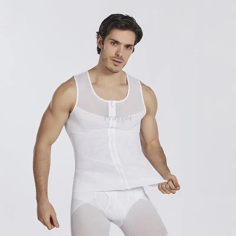 Intimo per uomo Body Shaper corsetto per il corpo top dimagrante controllo della vita gilet petto pancia Trimmer addome intimo