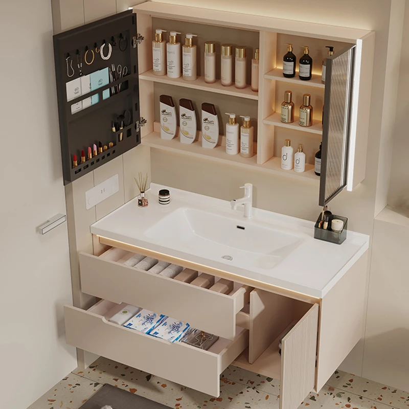 Умывальник, туалет, туалетный столик, винтажная перегородка, туалетный столик, туалетный столик для ванной комнаты, зеркало для хранения, мобильная мебель Bagno