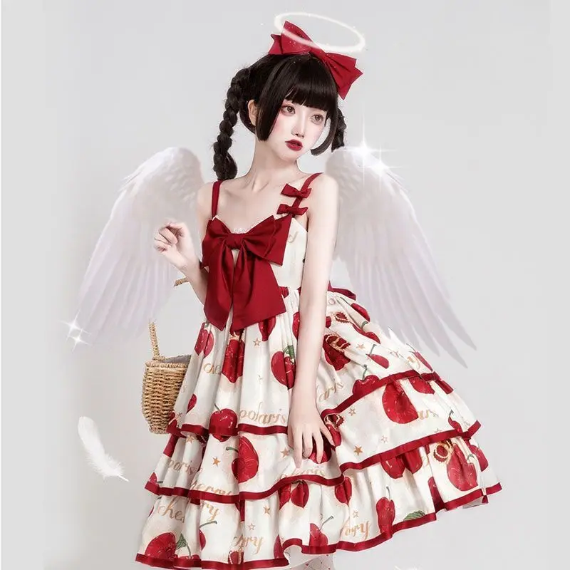 New Lolita Slip dress LOLita three-part dress Cute and sweet JSK dress