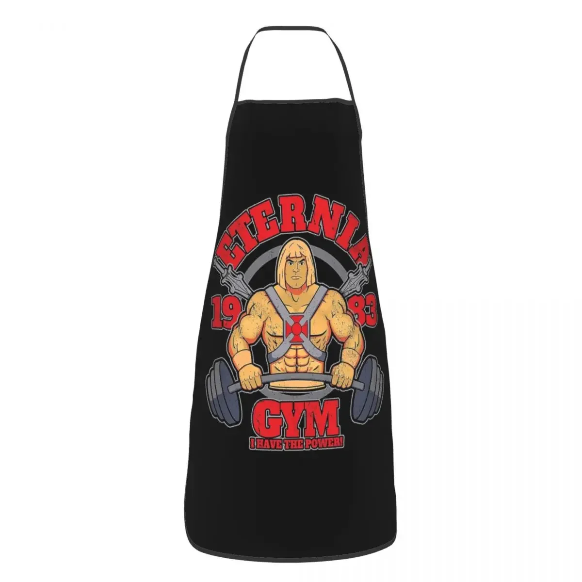 He-Man And The Masters Of The Universe Aprons Women Men Unisex Kitchen Chef Eternia Gym Power Tablier Cuisine for Cooking Baking