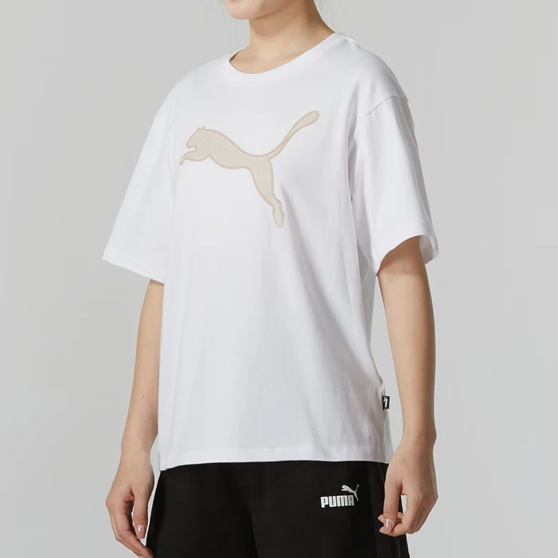 

Puma Authentic New Women's Simple Comfortable Breathable Casual Sports T-Shirt 682164-02