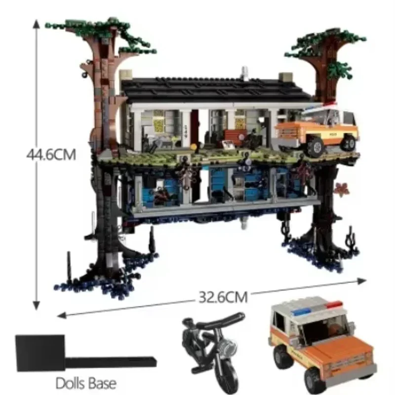 في المخزون أفلام قصص غريبة رأسا على عقب نموذج اللبنات الكبار الطوب ألعاب أطفال هدايا عيد الميلاد عيد الميلاد #4