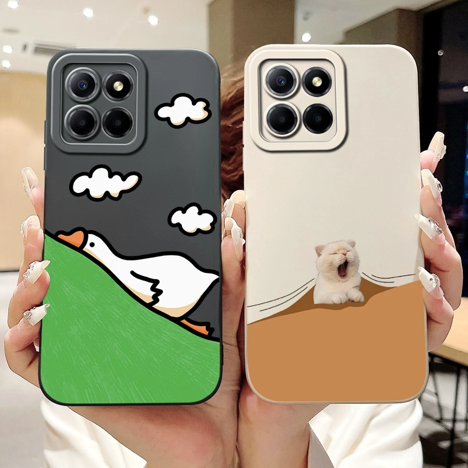 For Honor X8b Case Honor X8a Cute Panda Cartoon Cover Soft Silicone Phone Case For Honor X8a X 8b HonorX8a HonorX8b Fundas Coque
