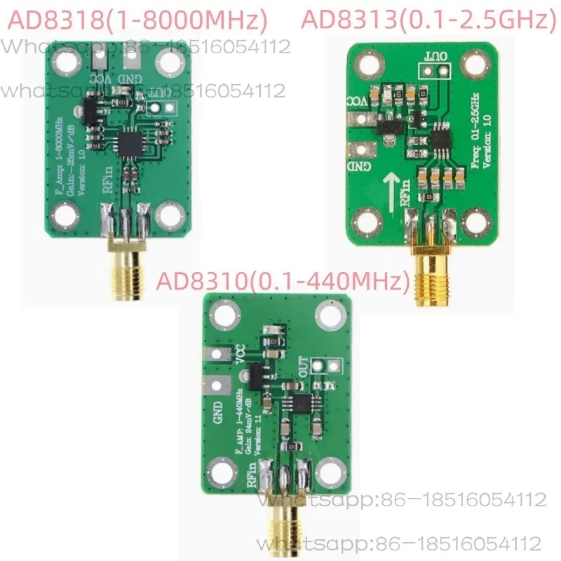 AD8310/AD8313/AD8318 RF power meter logarithmic detector