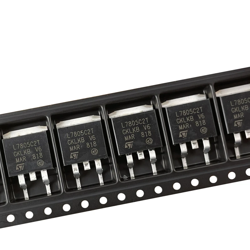 (10pieces) L7805CD2T-TR L7805C2T L7805 TO-263 5V 1.2A three-stage positive voltage regulator