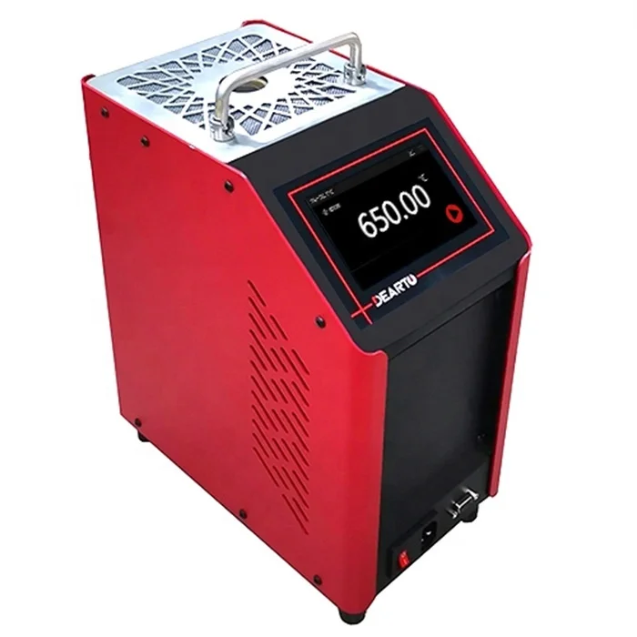 

110V,60Hz power supply high accuracy and stability 50 ~ 660 deg C dry well type temperature calibrator