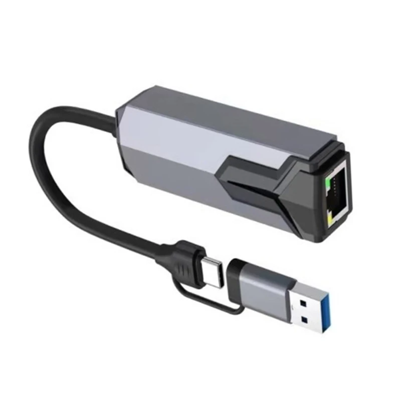 83CE 2.5G Ethernet Adapter Type C/USB to RJ45 Supporting Ethernet Networking Adapter Gigabit Dongle Converter For PC
