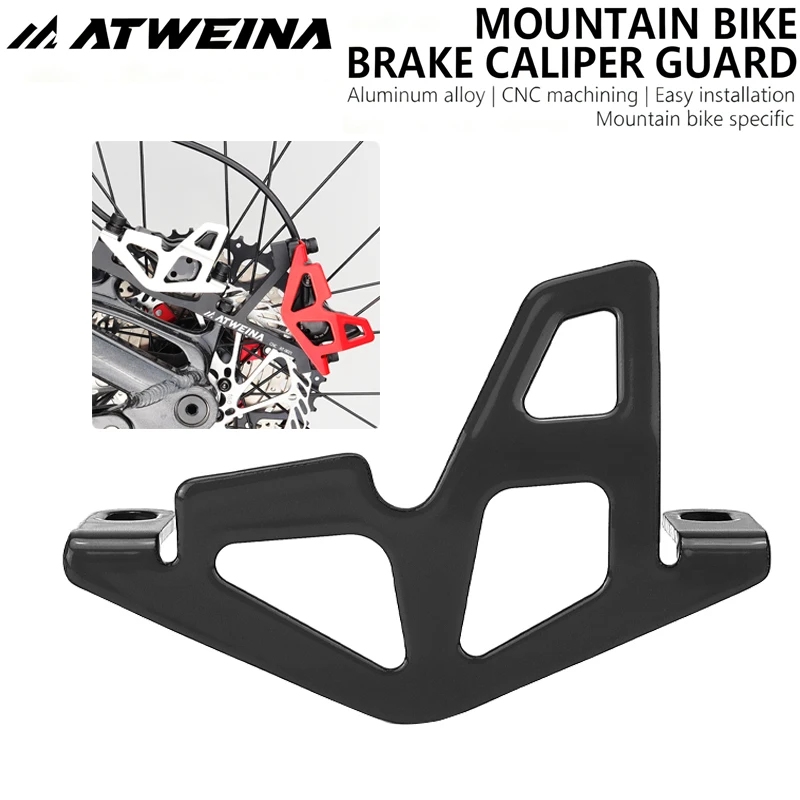 

ATWEINA MTB Brake Caliper Guard CNC Aluminum Alloy Protection Cover for Mountain Bike Easy Install Bicycle Accessory