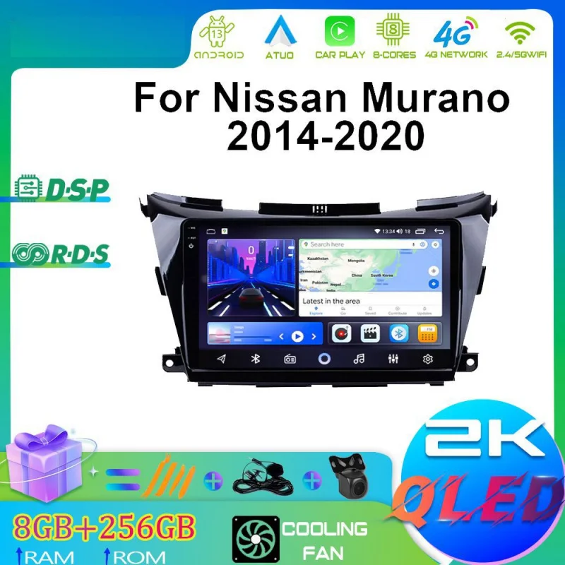 

For Nissan Murano 2014 2015 2016-2020 Car Intelligent Systems Android Car Player GPS WIFI Carplay 4G Car Radio Navigation Stereo