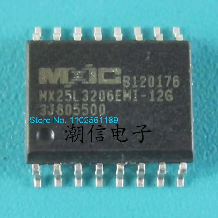 10PCS/LOT  MX25L3206EMI-12G   SOP-16