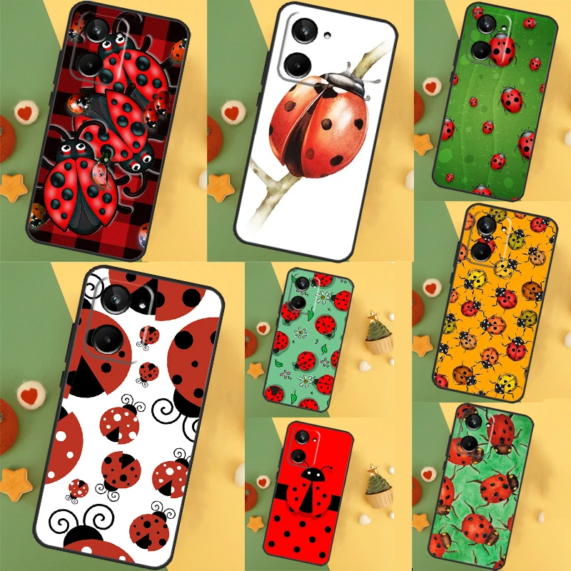 Ladybug Beetle For Realme 12 10 9 11 Pro Plus GT5 GT Neo 6 C53 C51 C35 C33 C30 C25s C21Y C31 C67 C55 Case