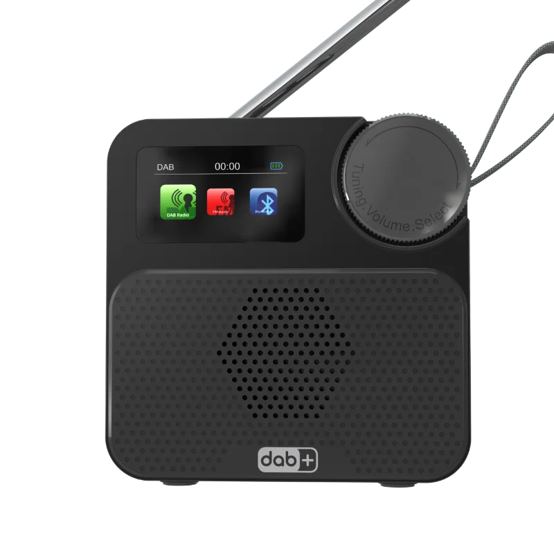 Newest Portable LCD Color Screen Radios Wireless BT Digital DAB/DAB+ Radio For TF Card MP3 Player Built-in Batter Alarm Clock