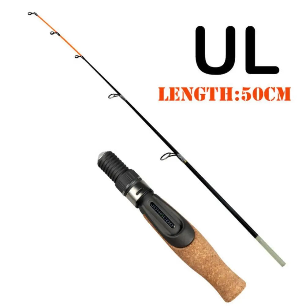 2024 Retractable Ice Fishing Rods Spinning Winter Ice Fishing Pen Pole Portable UL ML Ice Fishing Rod Winter
