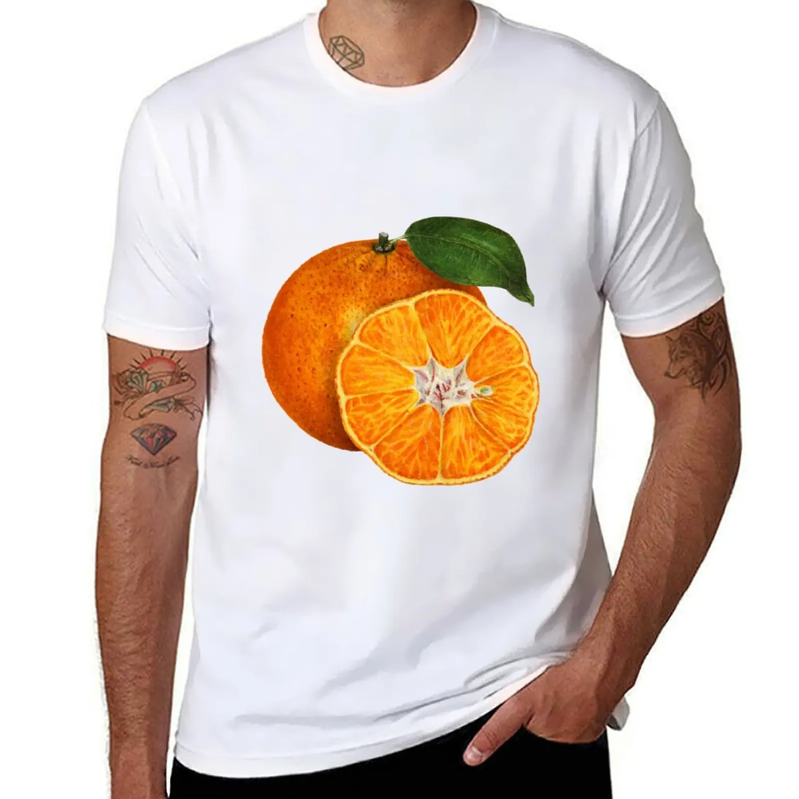 

Orange g shirts Sliced shirt for t for t casual man men man men t shirts personalised T-Shirt