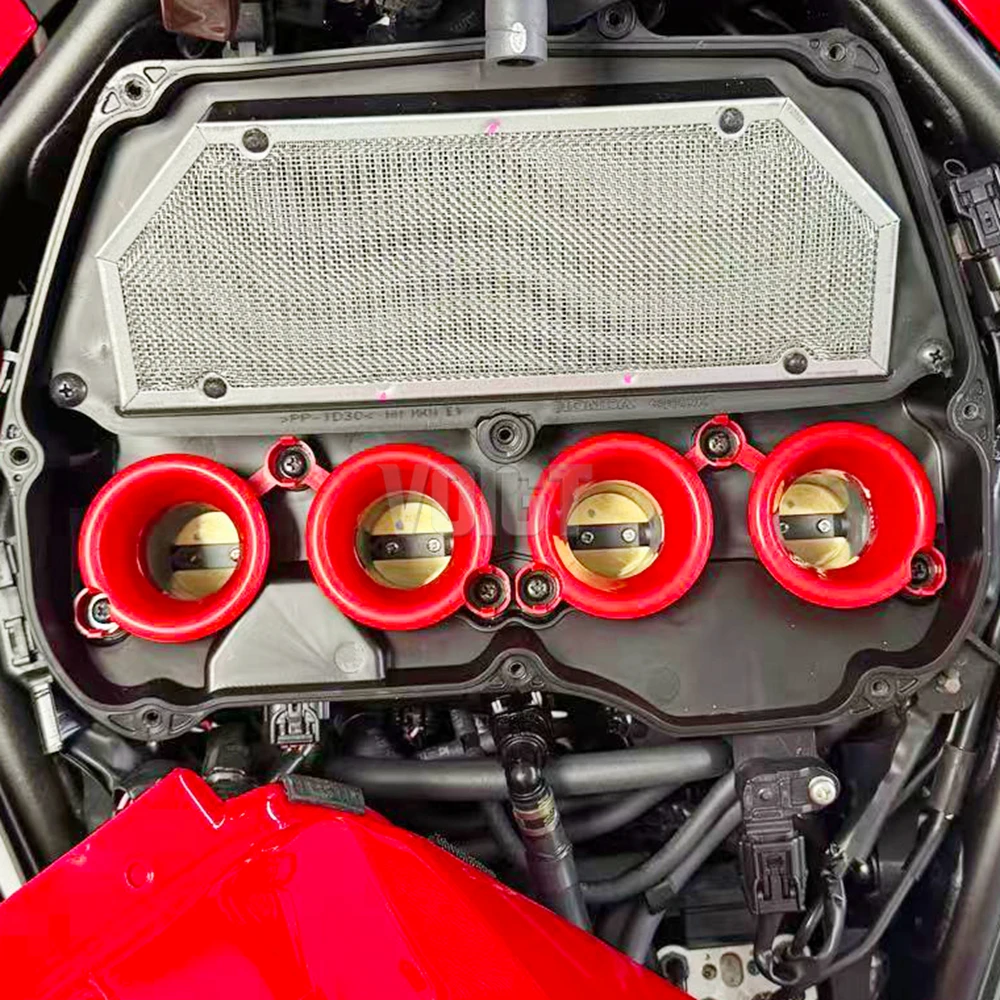 Velocity Stack Air Intake Wind Horn Cup fit for Ho&n&da CBR650R CBR 650 R CBR 650R E-Clutch 2019-2026 High Flow Air Funnel Wind view 2