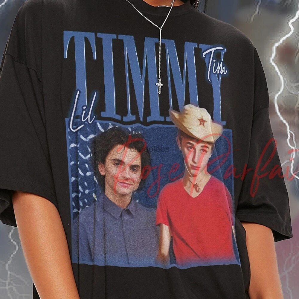 Lil Timmy Tim - Timothee Chalamet Tribute Camisa de celebridad Timothee Chalamet Retro 90s Timothee Chalamet Fans Regalo