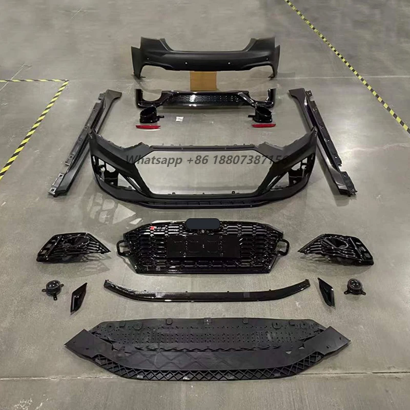 

A5 S5 B9(2017-2019) Facelift to RS5 New-Style Front Bumper with Grill Upgrade Conversion BodyKit B9.5 RS5 Style Front Bodykit