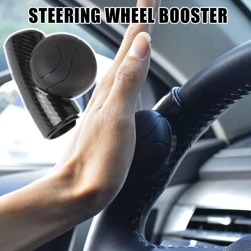 Penggandeng Kemudi Mobil Anti-selip Silikon 360 Knob Ball Power Steering Handle Ball Bearings Handle Aid Aksesoris Mobil