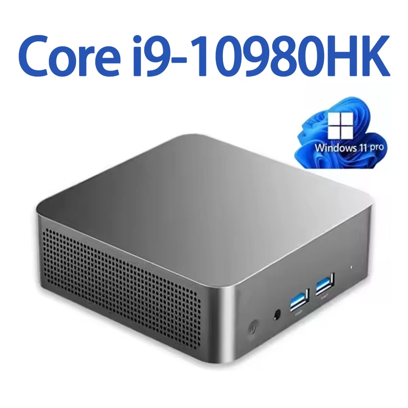 MINI PC Windows 11 Pro Core I9 10980HK Core I3 6100U DDR4 16GB 32GB SSD 1TB 2TB Komputer do gier biurowych i biznesowych PC stacjonarny dla graczy — zdjęcie produktu 7