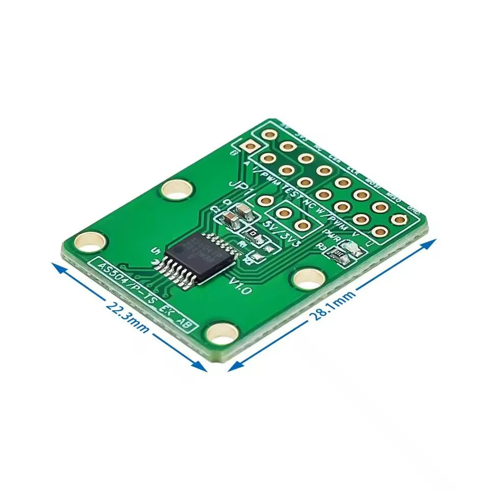 1/5/10/30Pcs AS5047P High Resolution Magnetic Encoder Support ODrive SimpleFOC Doggo VESC Brushless Motor Drive Module