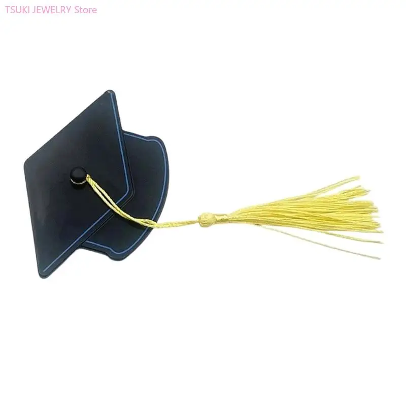 62KE ABS Graduation Hat Hairpin For Photo Props And Daily Accessories