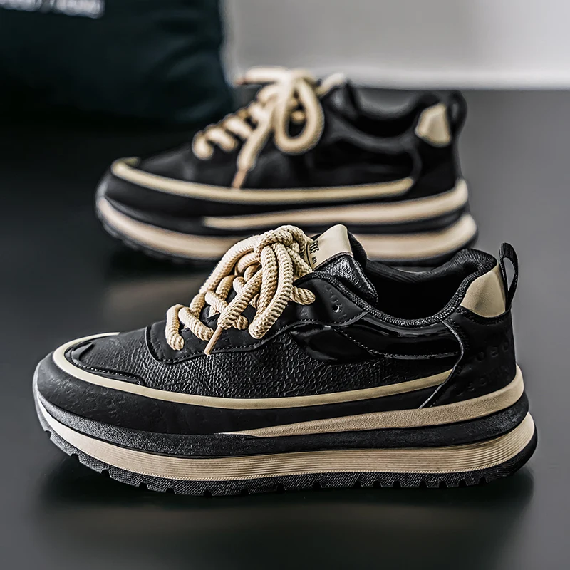 Skateboarding Basketball Shoes Popular in Spring 2025 Man Sports Shoes Fashionable Breathable Anti Slip Running Sneakers For Men