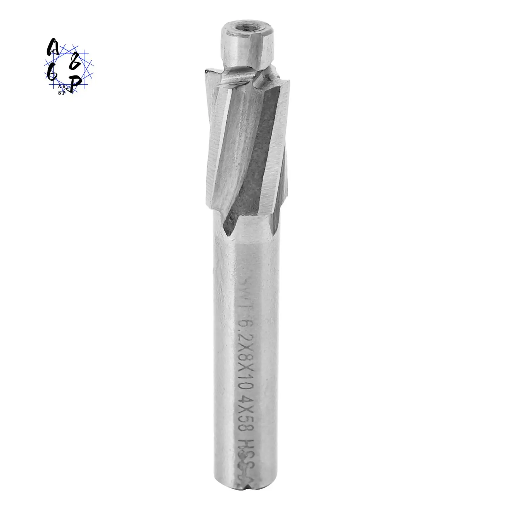 

A68P-7 шт. M3-M12 Концевая фреза из высокоскоростной стали, пилотный долбежный инструмент, концевая фреза, набор сверл