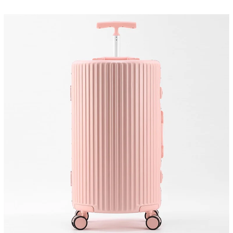 New round Cylinder Hard-Side Travel Suitcase Fashion Universal wheel Luggage Trolley Case Aluminum Frame 20-Inch Boarding Bag