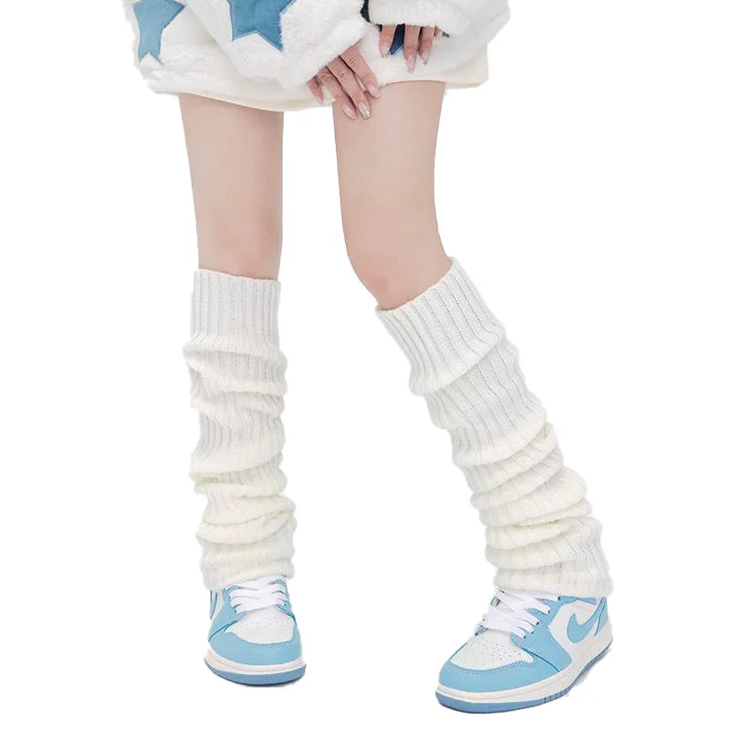 49CM White Thigh High Stockings Anime Cosplay Hosiery Women Girls Sweet Sexy Tights For Women Tights JK Lolita Cute Warm Sock image 6