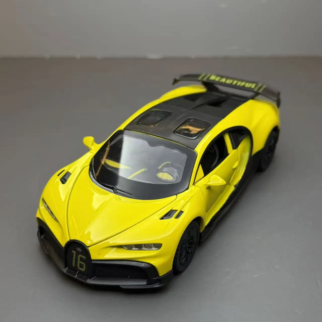 1:32 Chiron Supercar Sound Light  Alloy Model Racing Car Toy Diecast Metal Toys Vehicle Collection Birthday Gifts