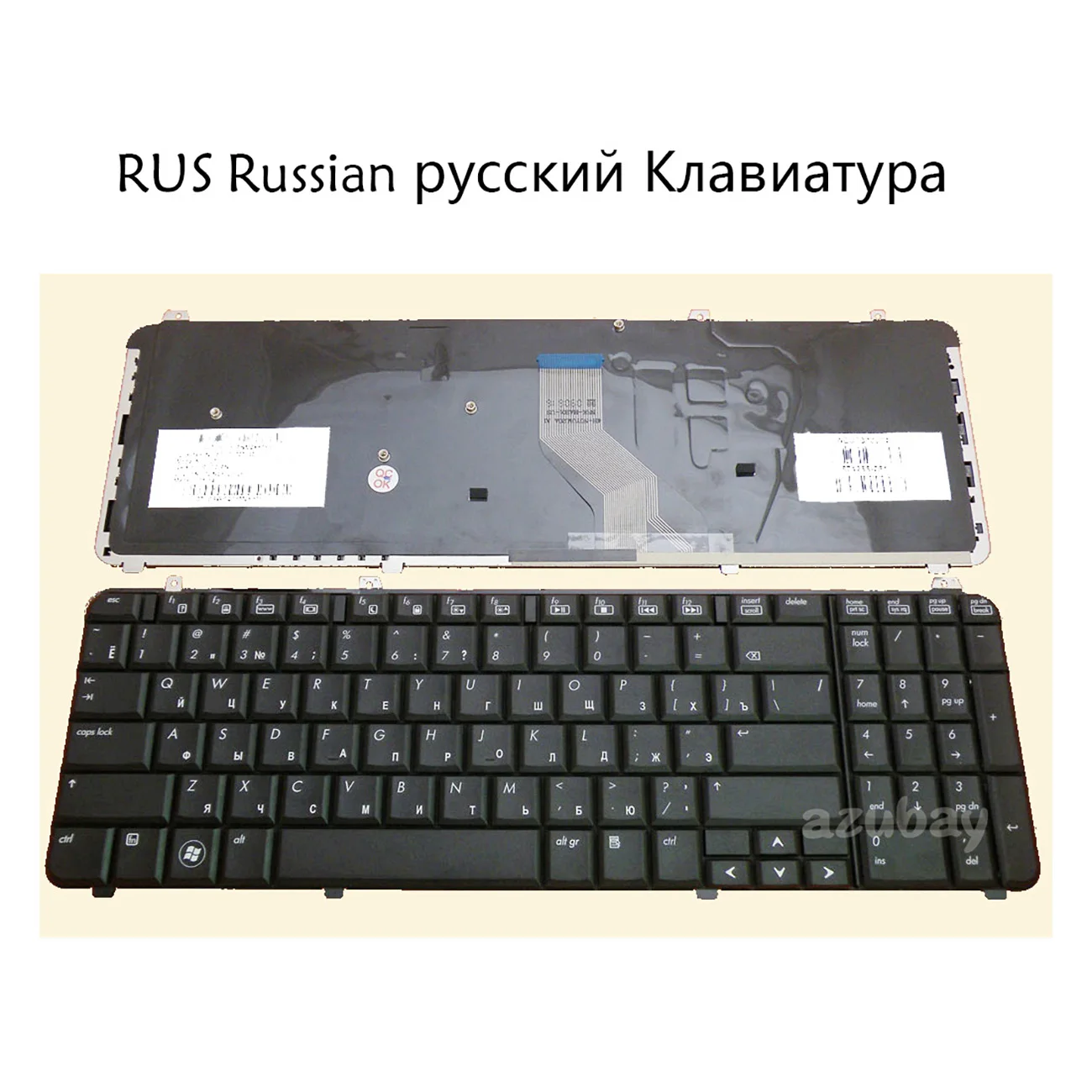 Teclado de Portátil para HP 574265-251 570228-251 530580-251 Pavilion DV6-1000 DV6-1100 DV6-1200 DV6-1300 DV6-2000 DV6-2100 Ruso