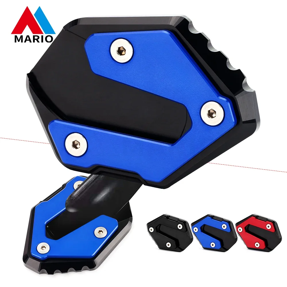 

Motorcycle CNC Aluminum Foot Side Stand Kickstand Enlarger Plate Support Pad For YA MAHA Tracer 9 TRACER 9GT GT 2014-2022