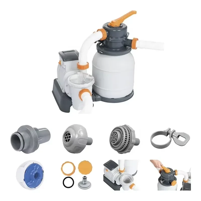 58497 Sand Filter Pump Combo System Swimming Pool Above Ground Pool Accessories