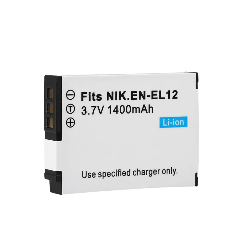 en-el12 en el12 1850mah battery For Nikon COOLPIX S9100 S9200 S9050 P300 P310 P330 S6200 S6300 S9400 S9500 el12 camera battery