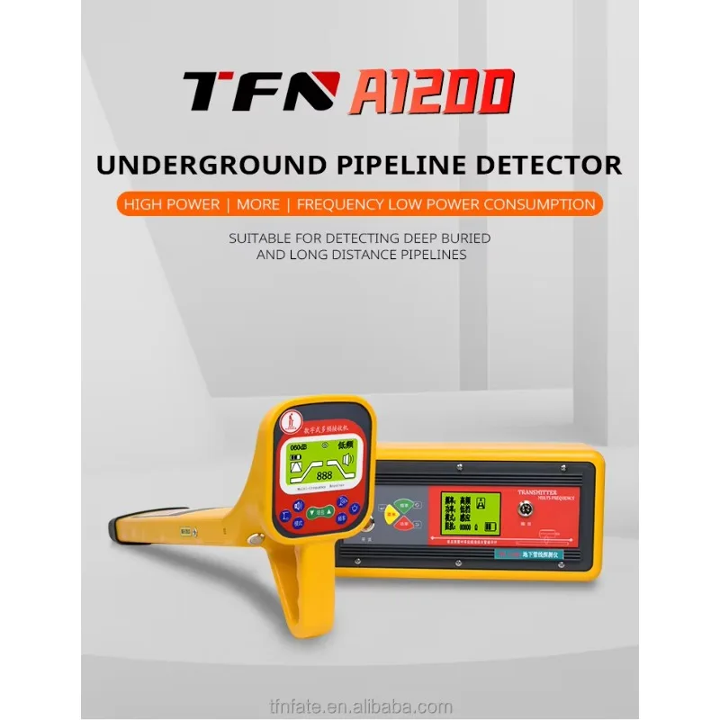 TFN A1200 متوفر في المخزون كاشف خط أنابيب الأسلاك المعدنية تحت الأرض كابل الألياف الضوئية مكتشف الأخطاء محدد المواقع تحت الأرض