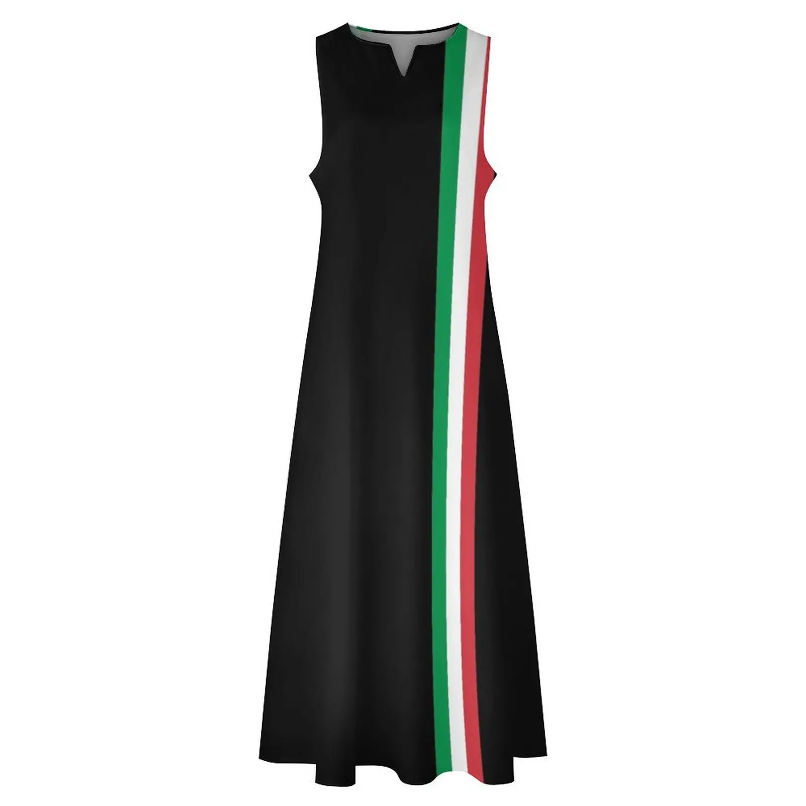 Il Tricolore bandiera italiana Design abito lungo abito lungo abito donna chic ed elegante