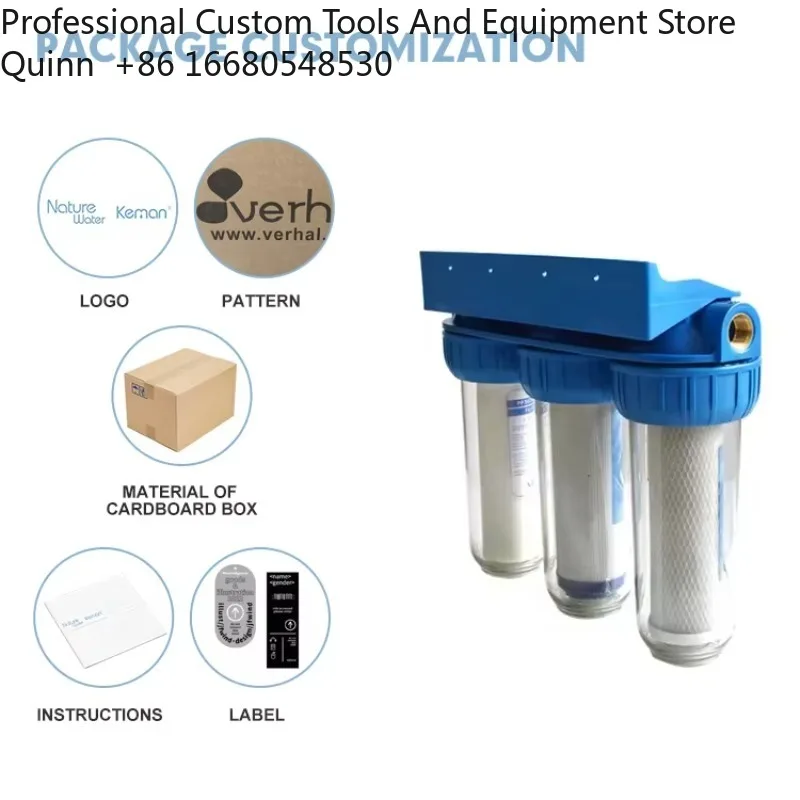 FR[NW-BR10B4] Factory  No Electric RO Water Purifier 3 Stages 100GPD Reverse Osmosis Water Filter Systems Home Appliances