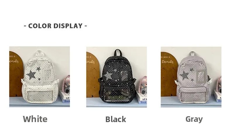 Kawaii Starry Harajuku Ita College Backpack - Limited Edition