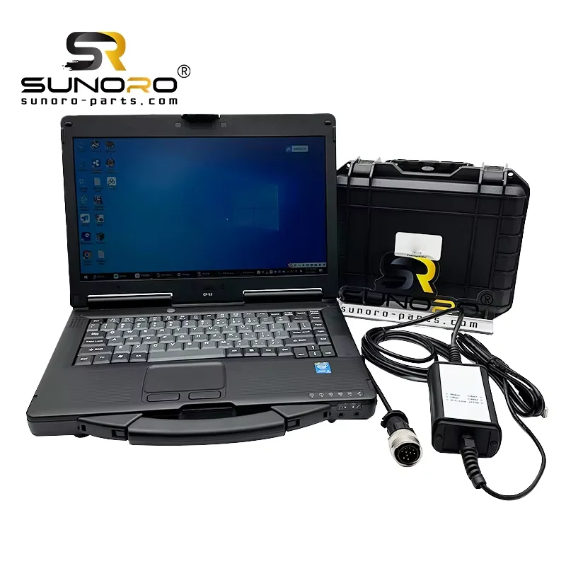 NEWSerDia Truck Diagnose Kit for De-utz Engine Communicator De-utz Decom Diagnostic Scanner Tool +CF53 Laptop Toughbook