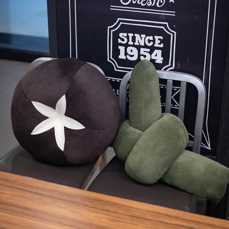 Jouet en peluche avec nœud de varech, Simulation de champignons, plante en peluche de dessin animé, poupée en peluche Laminaria, jouets mignons et doux pour enfants, cadeaux de décoration pour filles