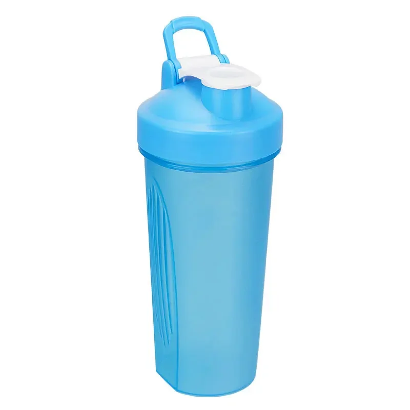 600ml Shaker Bottle Protein Powder Shake Cup for Gym Ffitness Shaker Slushy Cup W/ Scale Portable Water Bottle Mixing Cup