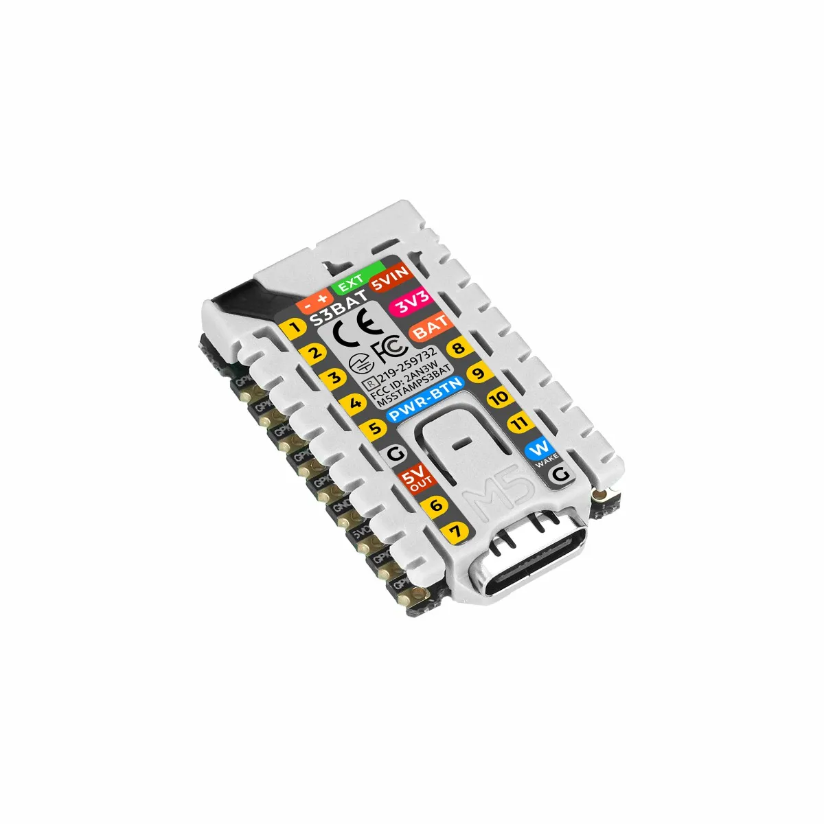 Official M5Stack Stamp-S3Bat ESP32-S3 Embedded Core Module with Power Management