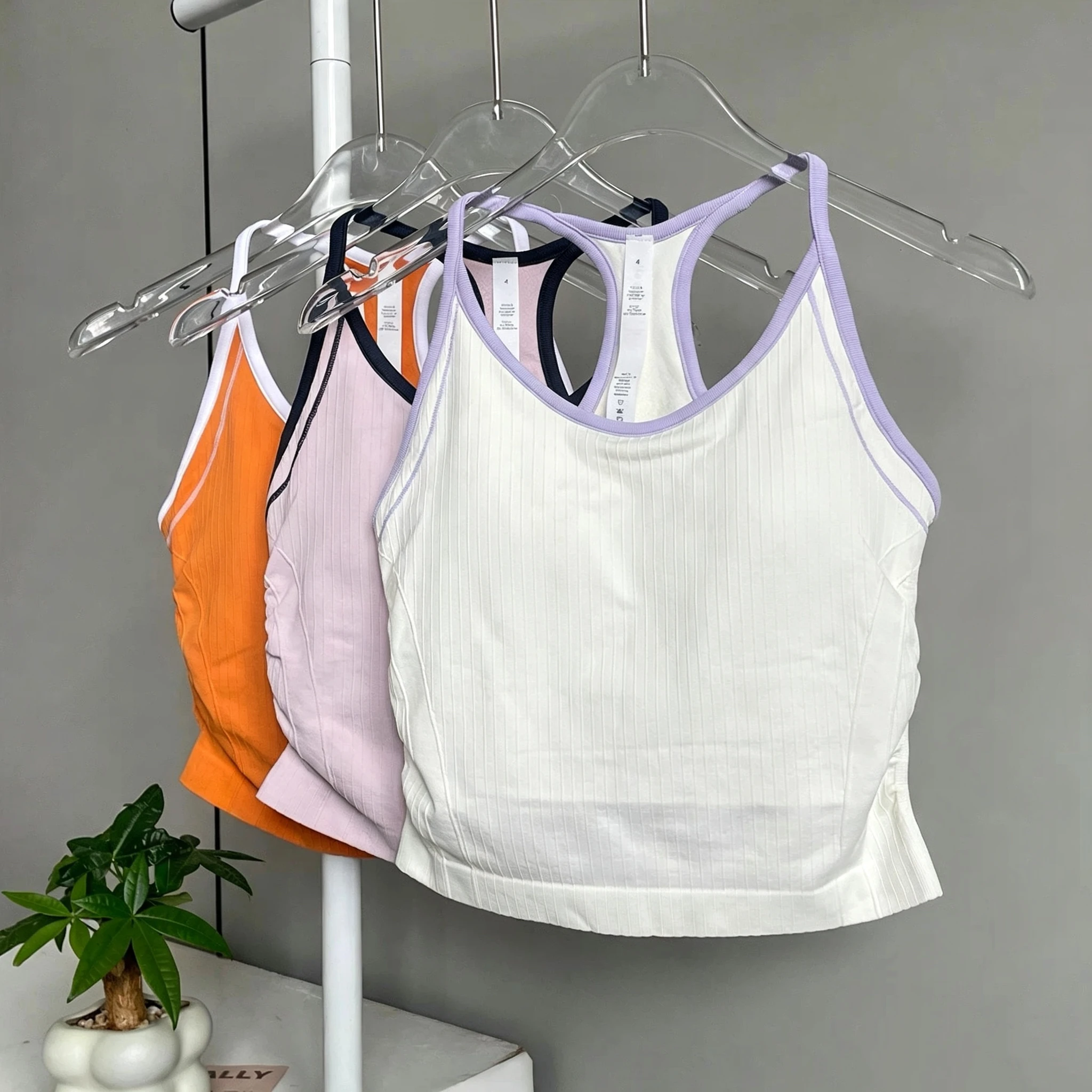 Pilates & Yoga Unleashed International Academy Yonkers - Soutien-gorge de sport en tricot sans