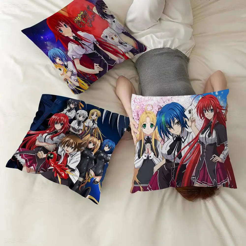 H-High S-School DxD Anime Cushion Cover Pillow Cover Decor Pillowcase Printed Cushion Case for Couch