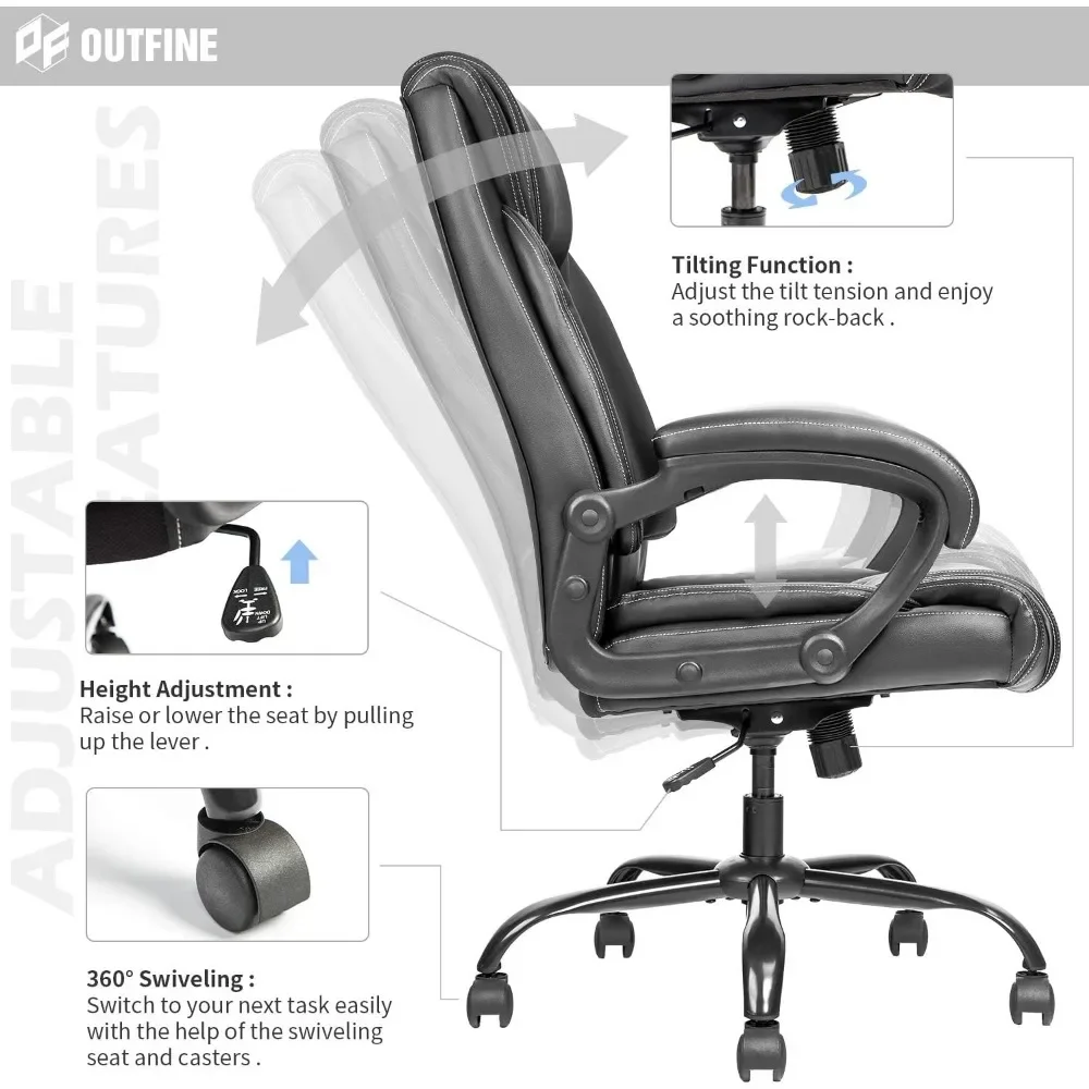 XMSJ-silla ergonómica para juegos, sillón de oficina y sofás para ordenador, muebles cómodos para Pc